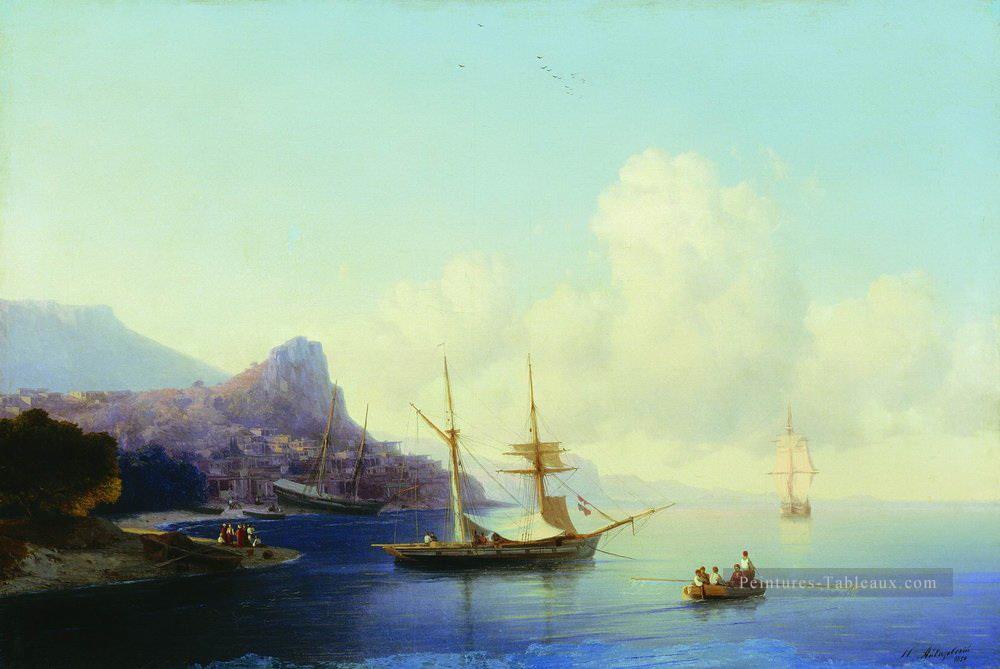 Ivan Aivazovsky gurzuf 1859 Paysage marin Peintures à l'huile